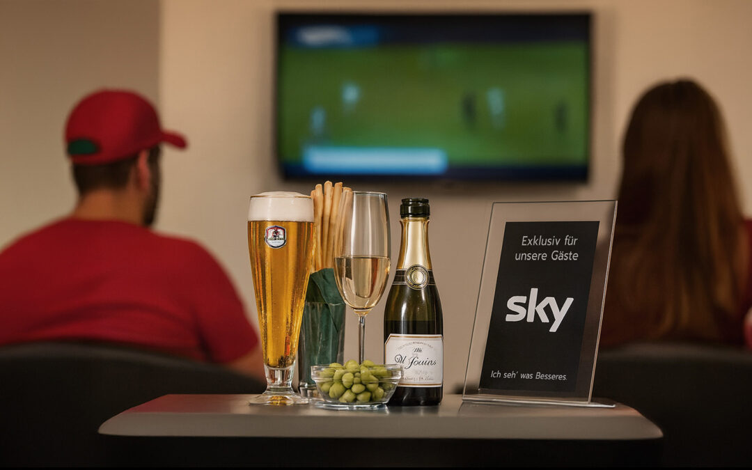Sky Lounge bei indoor-golf-vienna: Golftraining mit Sky Sport genießen